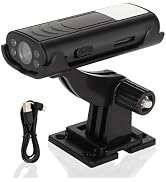 Reverse Hitch Guide Camera, Waterproof Backup Camera Adhesive Base for RV Trucks Trailer Camper, ...