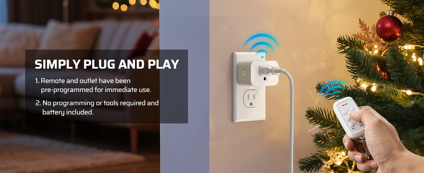 remote control outlet