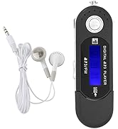 USB MP3 Music Player, USB Stick Mp3 Player with LCD Screen,One Touch Zen Button,Music Player Supp...