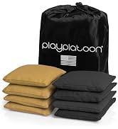 Play Platoon Cornhole Bags Weather Resistant- Set of 8 Regulation Bean Bags for Tossing- Official...