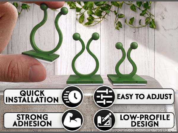 wall plant holder plant hook plant pins plant wall mount plant training clips tree clips vine guides