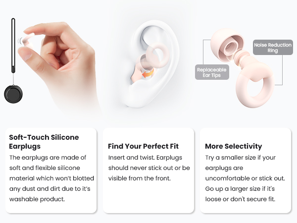 silicone earplugs