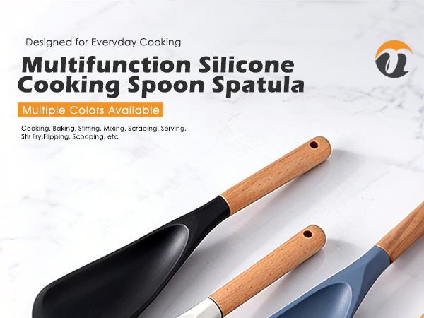 multifunction silicone cooking spoon spatula