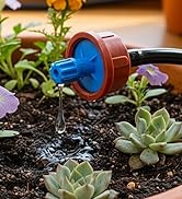 0.5 GPH Pressure Compensating Drippers for Garden System: Self-Cleaning Constant Flow Drippers fo...