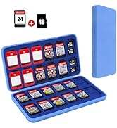 FYY Nintendo Switch Game Case Holder for Switch 2 Cartridge Case with 24 Game Card Slots & 48 Mic...