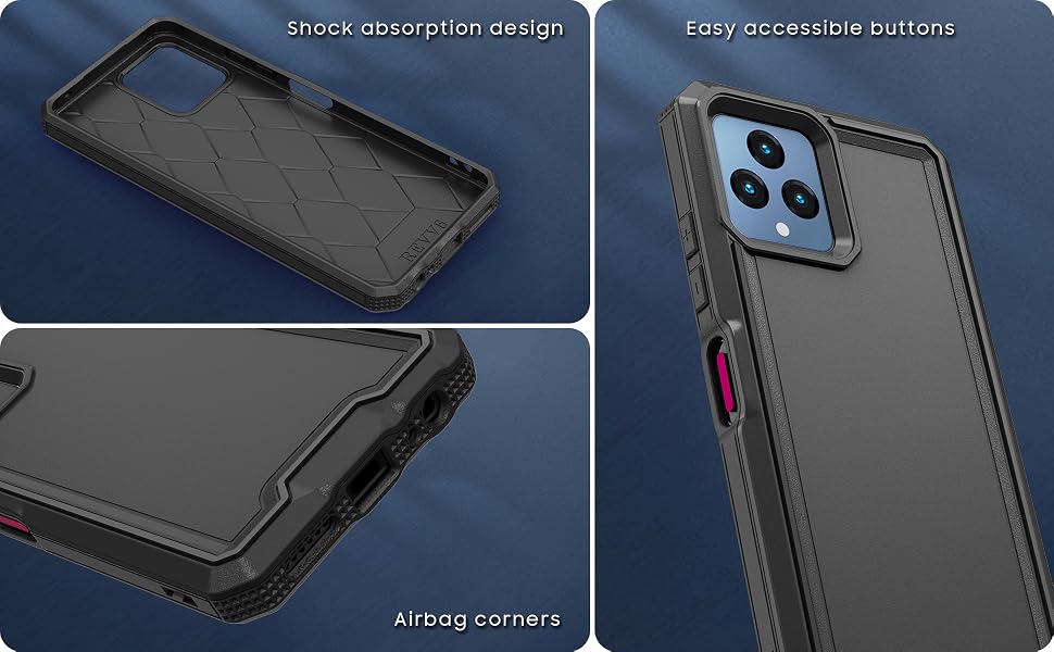 revvl 6 5g case hybrid best