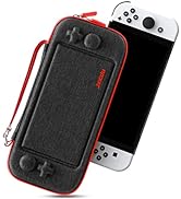 JINGDU Storage Case Compatible with Nintendo Switch 2017 & OLED, Slim Portable Carrying Case Acce...