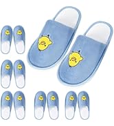 NUHUi 6 Pairs of Spa Disposable Slippers for 4-8 Years Kids Indoor House Hotel Slippers for Child...