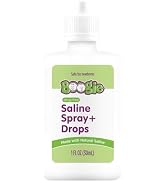 Boogie Baby Saline Nasal Spray and Drops, Allergy Relief, Nasal Spray Decongestant, FSA/HSA Eligi...