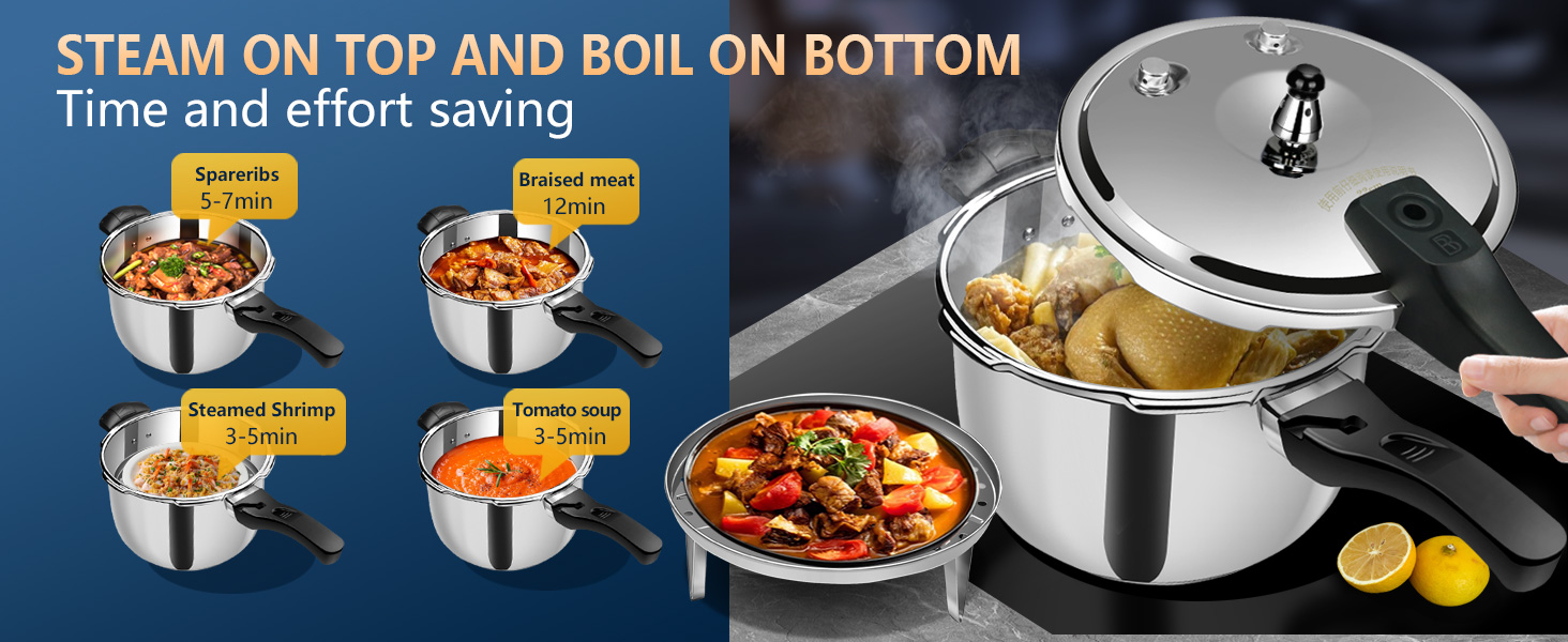 pressure cooker 6 8 10 12qt+;stainless steel pressure cooker ;ressure cooker for canning?canning