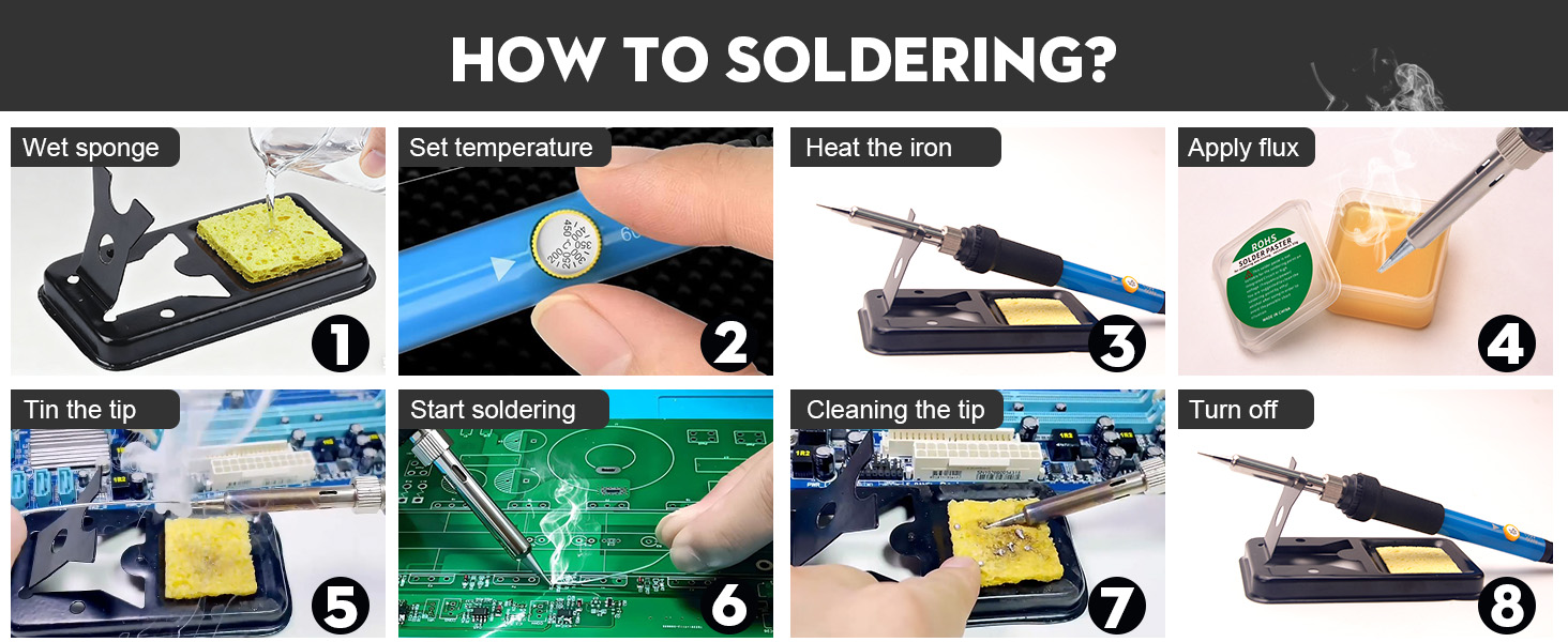how to use a soldering iron