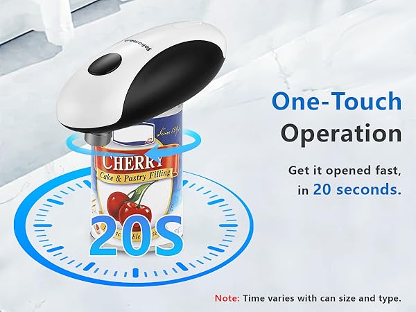 electric can opener smooth edge