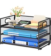 Black 3 tier paper Organizer