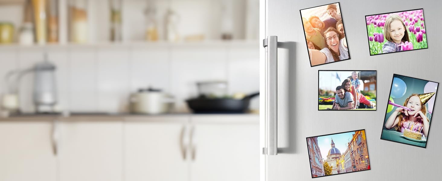 magnetic picture frames photo pockets