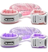Dr.meter Anti Lost Wrist Link, 2 Pack Toddler Safety Leash with Key Lock, Reflective Child Walkin...