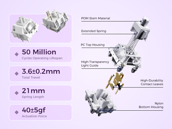 Effortless GravaStar x BSUN Linear Switches for All-Day Comfort