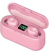 Acuvar Fully Wireless Bluetooth 5.0 Rechargeable IPX7 Waterproof Earbud Headphones w Microphone, ...