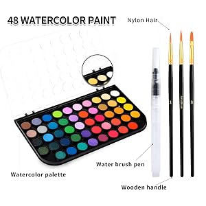 Portable Watercolor Cake