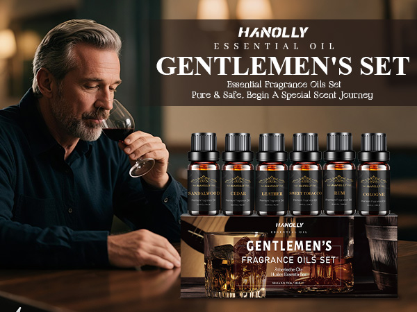 MENS ESSENTIAL OILS SET
