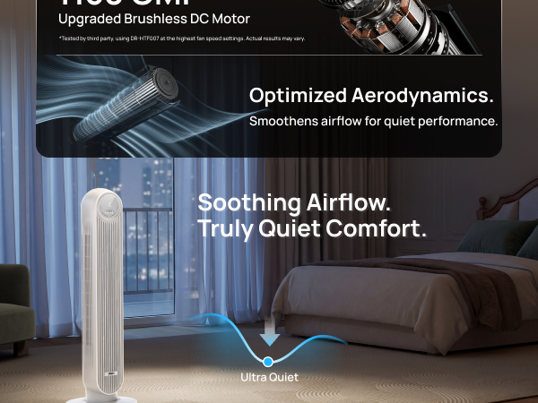 quiet tower fan