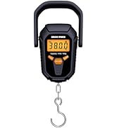 GRAM PRES Fish Scale 110lb/50kg,Digital Fishing Scale with Ruler,Electronic Portable Hanging Lugg...