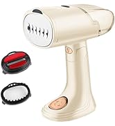 Handheld Steamer for Clothes, A 1500W Powerful Steamer with A 138ML Detachable Large Water Tank, ...