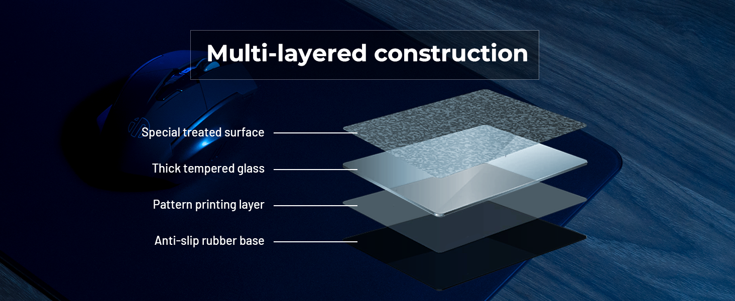 Glass mousepad