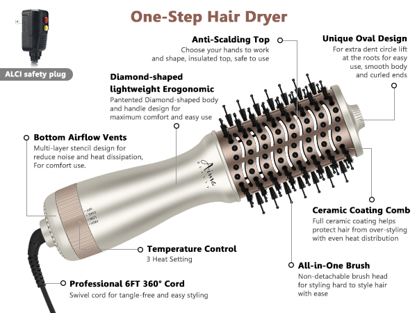 dual voltage brush