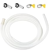 Kerykwan 2 Pack 9.8 FT Air Conditioner Drain Hose Kit, Plastic Tube for AC Condensate, Flexible&D...