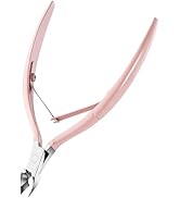 Melodysusie Cuticle Trimmer, Stainless Steel Cuticle Nipper Cuticle Remover with Double Spring an...
