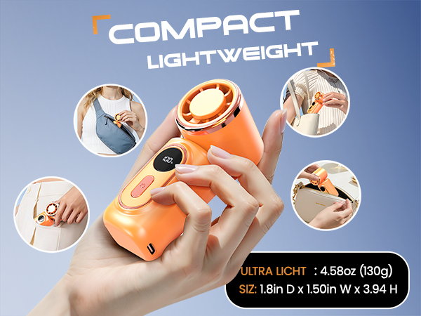 Clip-On Portable Fan