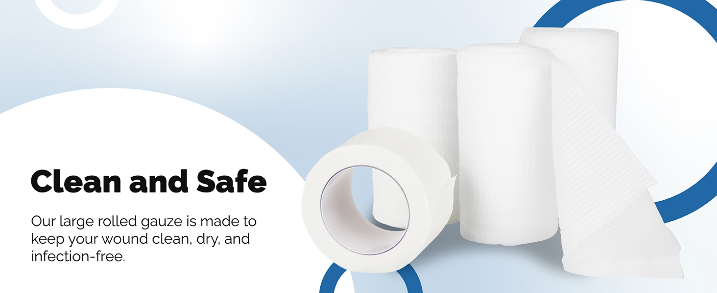 rolled gauze 4 inch sterile for wound care medical gauze rolls gauze bandage quick clot gauze roll