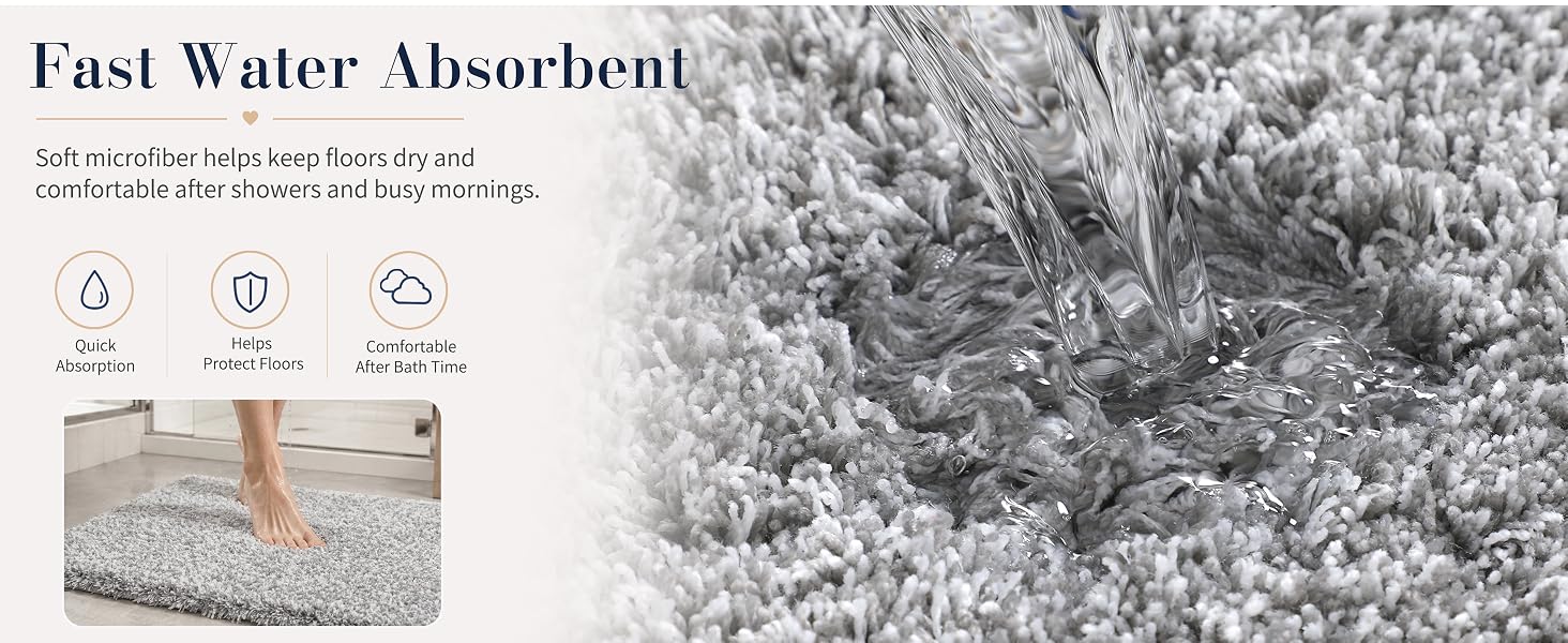 Water Absorbent Bath Mat