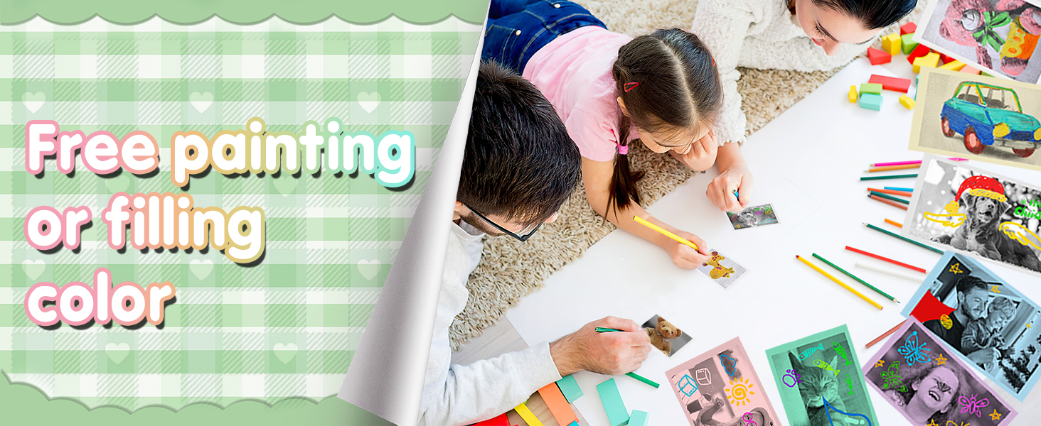 Kids Instant Camera Print Refill Paper