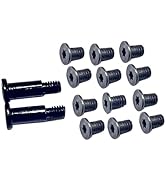 GinTai 12pcs Bottom Cover & 2pcs Nameplate Screws Replacement for Dell XPS 13 9343 9350 9360 15 9...