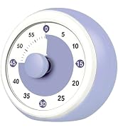Noubnea Kids Visual Timer, Silent Visual Timer for Kids 60-Minute Countdown Clock with Easy to Us...