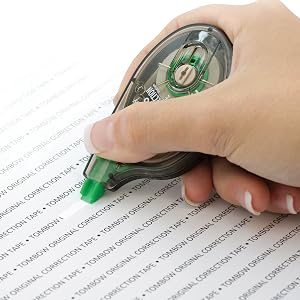 Tombow MONO Original Correction Tape, Correction Tape, best correction tape, side action correction