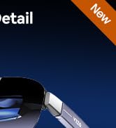 TOZO VIZO Z1 Pro AR Glasses with 160" OLED Display, 120Hz, Full HD 2D & 3D, 6000 nits Brightness,...