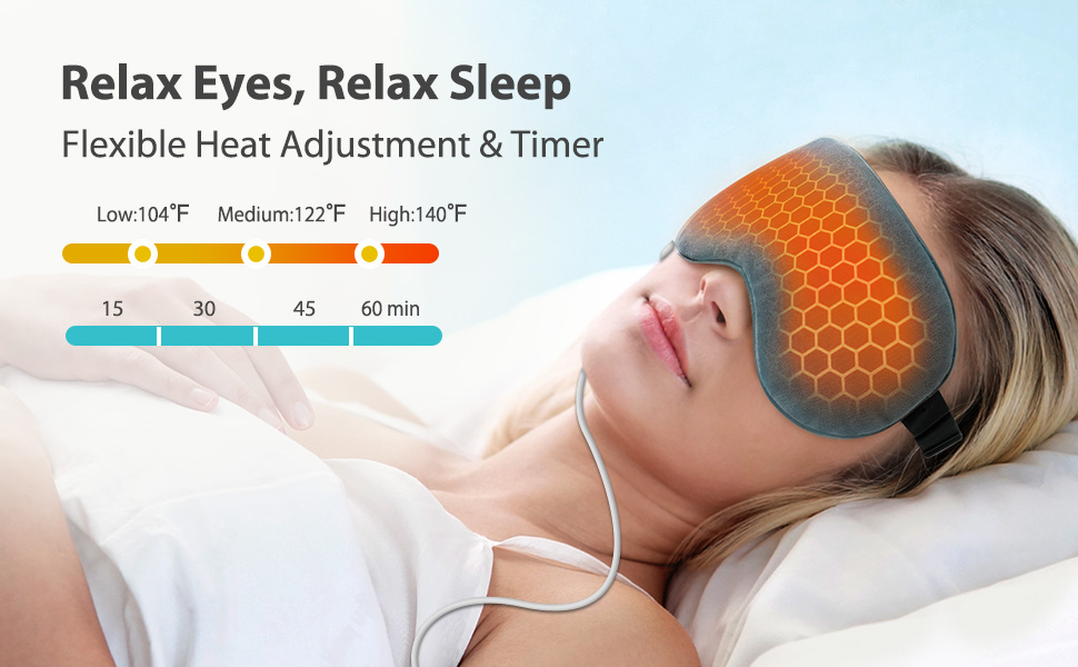 heated eye mask