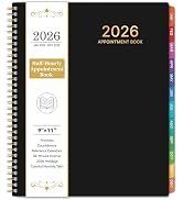 2026 Appointment Book/Planner - 2026 Planner Large 9" x 11", Jan 2026 - Dec 2026, Daily Hourly Pl...