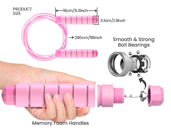 adjustable jump rope fitness