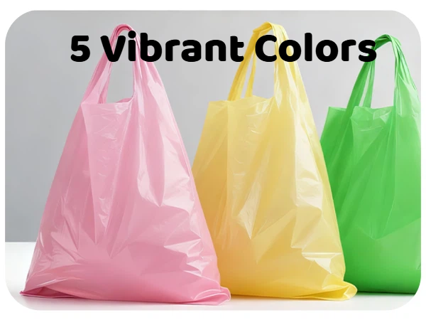colorful garbage bags