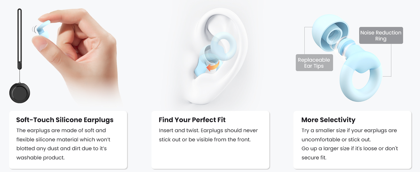 silicone ear plugs