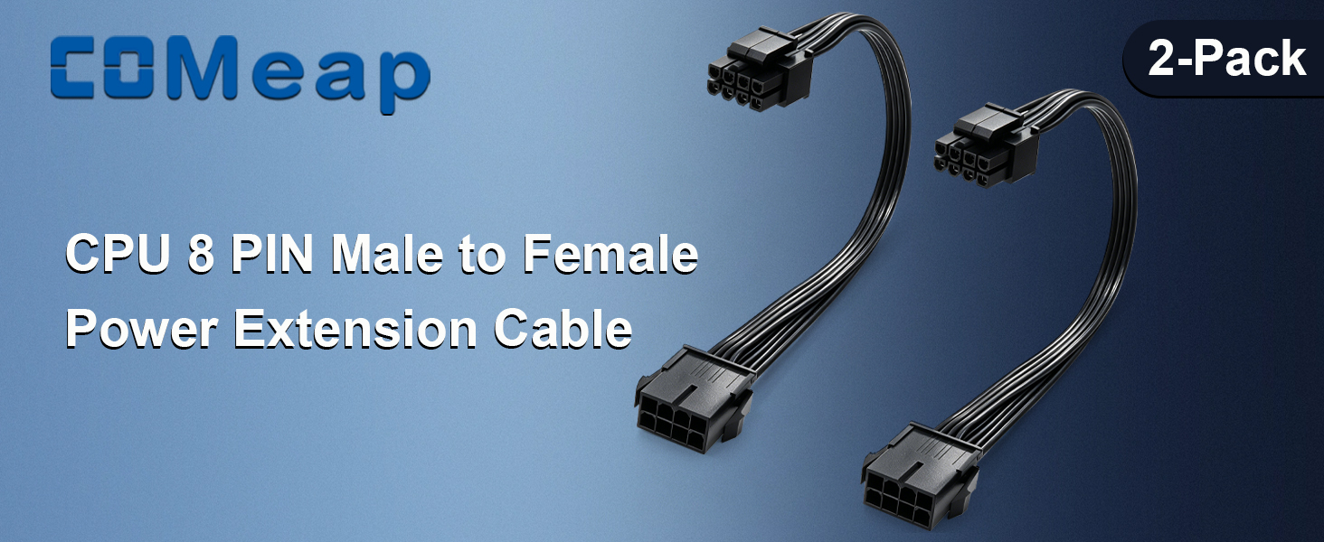 CPU 8(4+4) Pin Extension Power Adapter