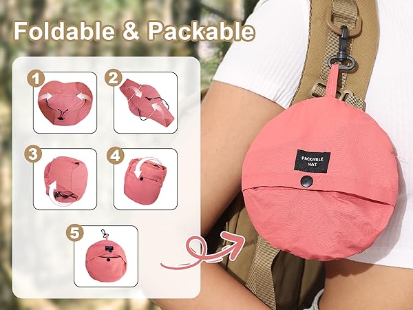 packable bucket hat