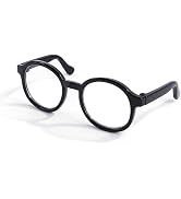 Nerd Glasses, Black Pet Dog Cute Glasses Clear Lens Retro Glasses Photo Props Transparent Cat Sun...