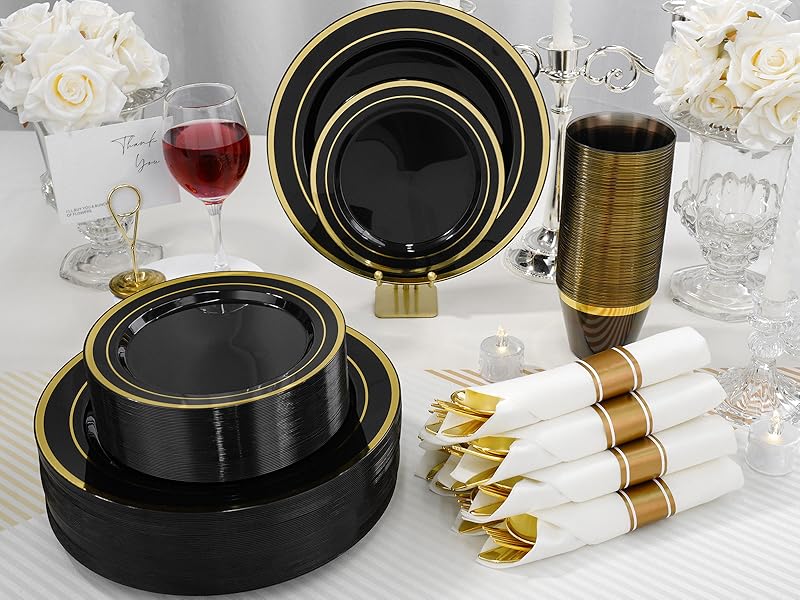 large packing 50 guests convenience without worrying washing vatiety of occasions