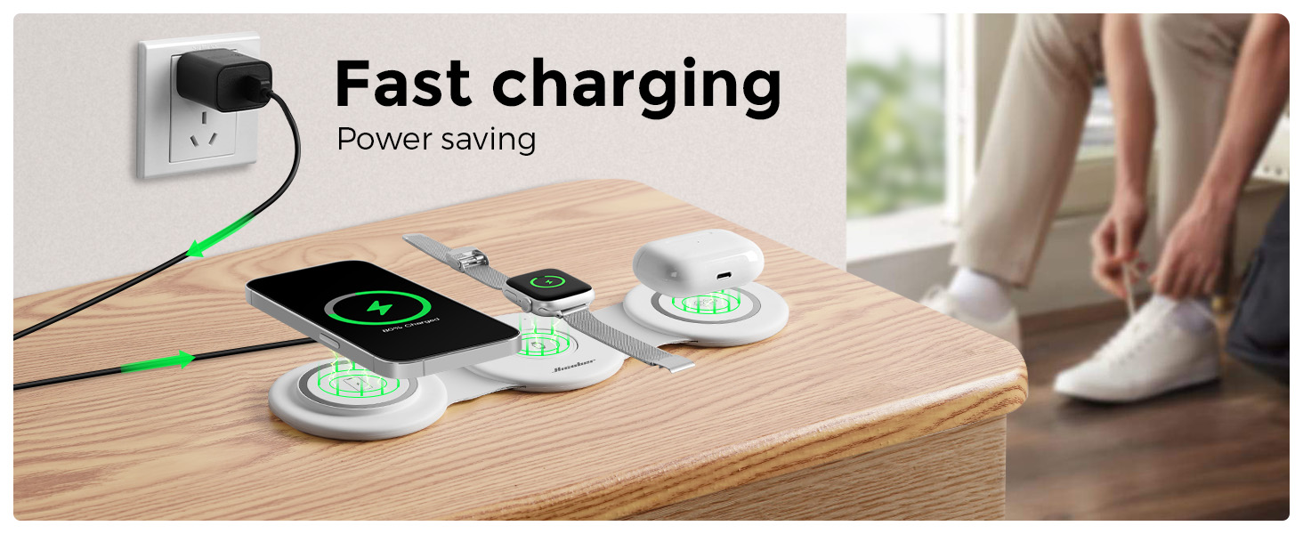 3 in 1 wireless charging