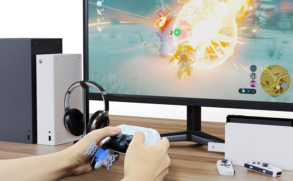 MAGIC-X Wireless Bluetooth USB Adapter for Xbox Series S/X, Xbox One, Switch, macOS, Windows