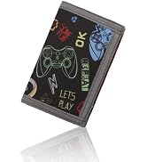 bipkonu Kids Wallet for Boys, Cheap RFID Trifold Boys Wallet for Kids Ages 4-5-6-7-8-9-10-12, Gam...
